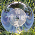 boule en verre transparente de cristal de laser de 3D, boule claire de cristal de K9